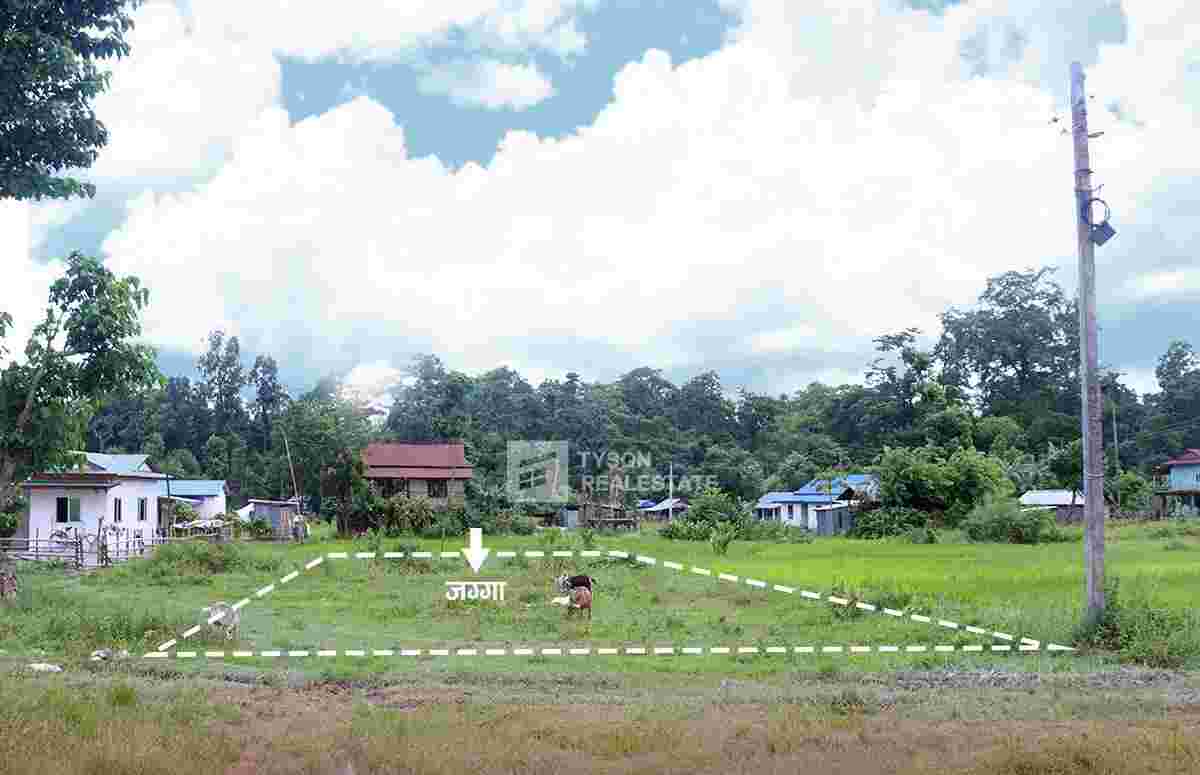 Land for sale at Baguwa, Barahakshetra